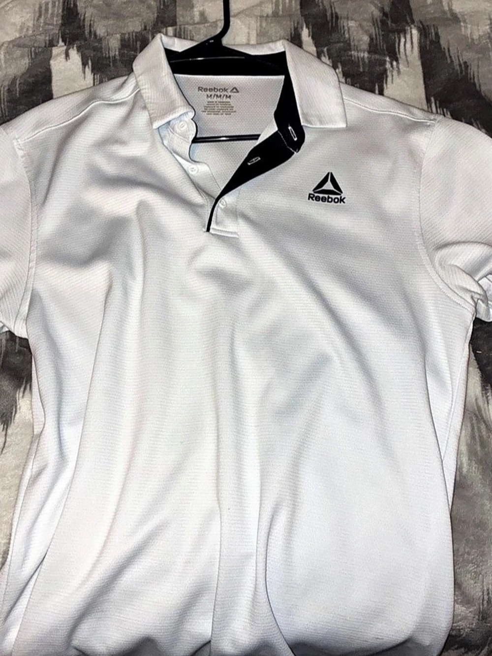 Reebok Men's White Polo Like New